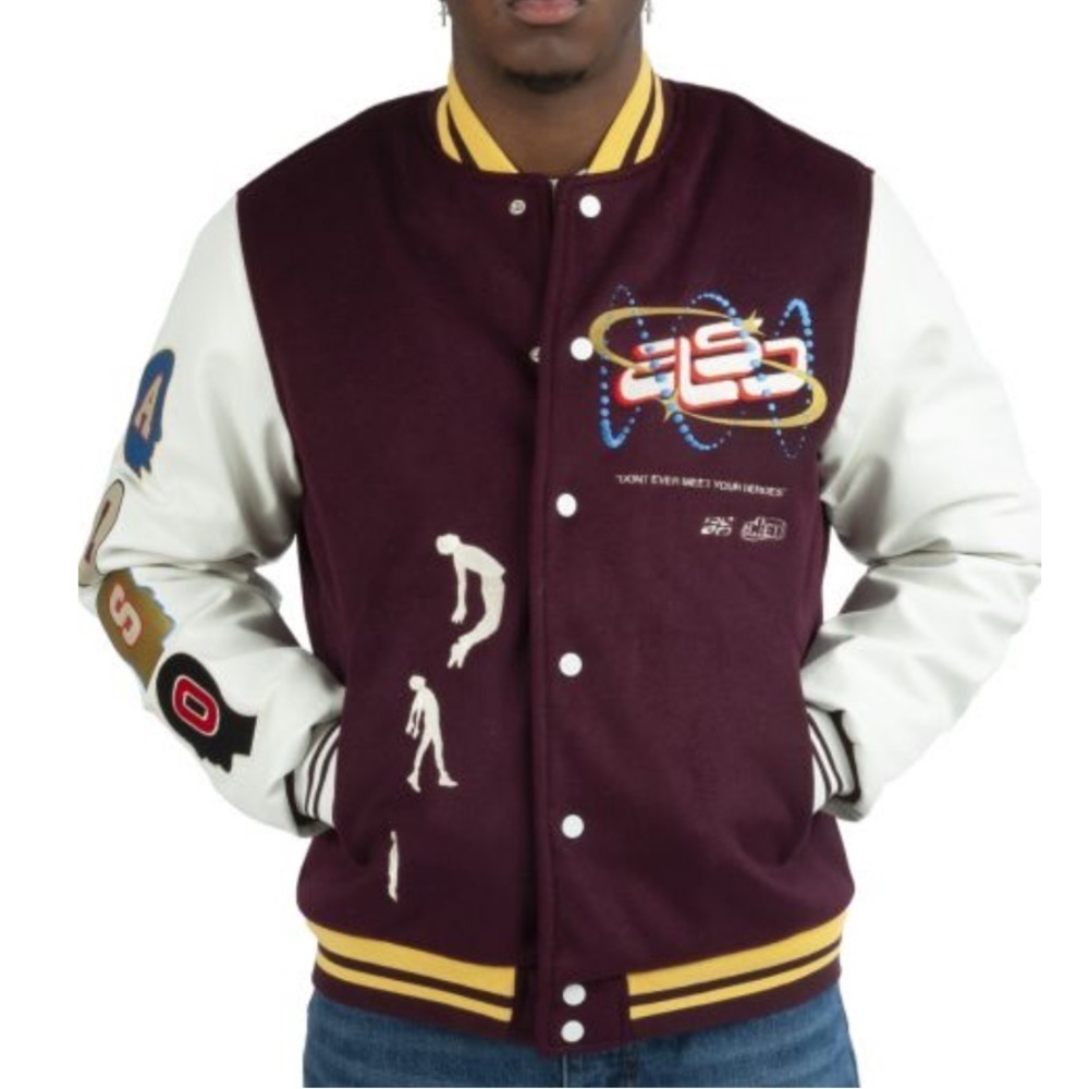 Almost Someday Heroes Varsity Bomber Jacket